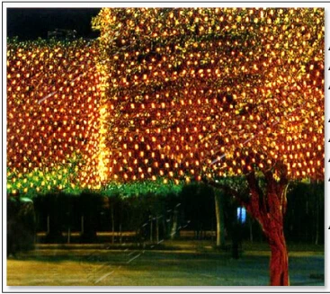 

220V Multicolour 320LEDS 3m(W)*2m(H)LED Net String Xmas Cristmas Decoration Lights Free Shipping
