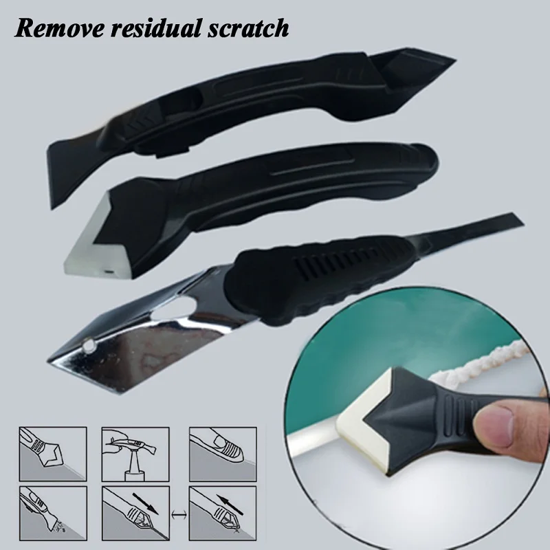 Buy 3PCS/Set Angle Scraper Glass Glue Blade Adhesive