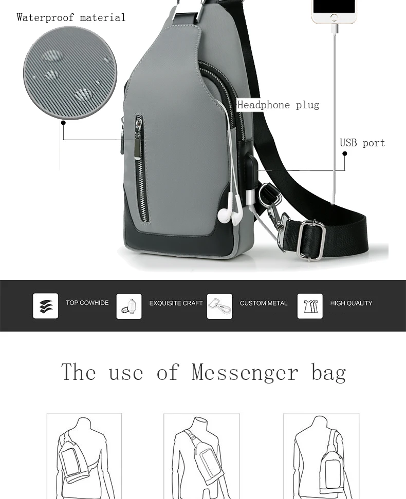 Men 's chest bag (3)