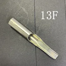 50 шт из нержавеющей стали набор наконечников для татуировки колпачки для татуажа наконечники иглы-13F