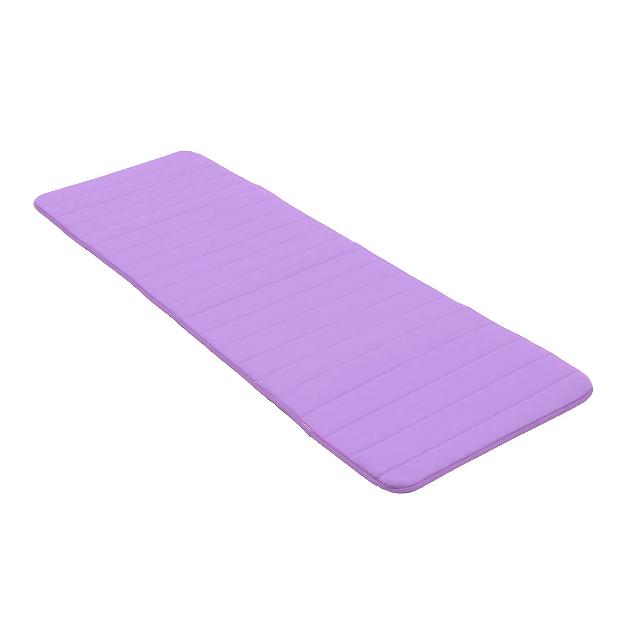 Purple 50x160 см воды Впитывающий Коврик Ванная комната коврик лохматый памяти пенный ванный коврик кухонный гарнитур двери ковер для нескользящий, для туалета - Цвет: Purple