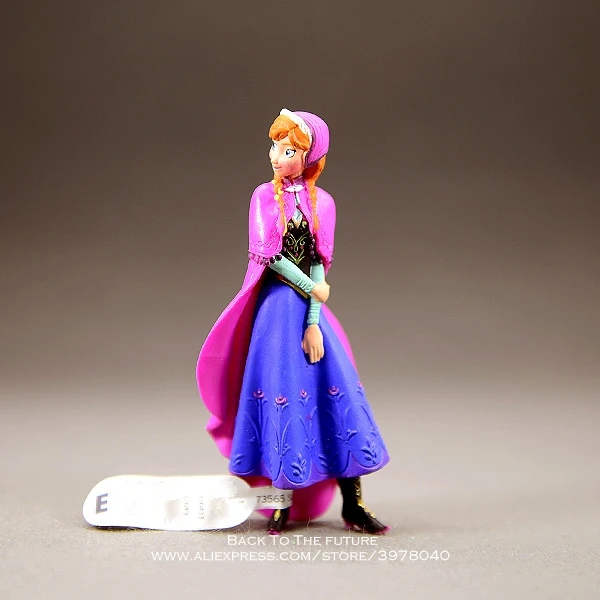 Disney Frozen Anna princess 9cm Action Figure Posture Anime Decoration Collection Figurine Toy model for children gift