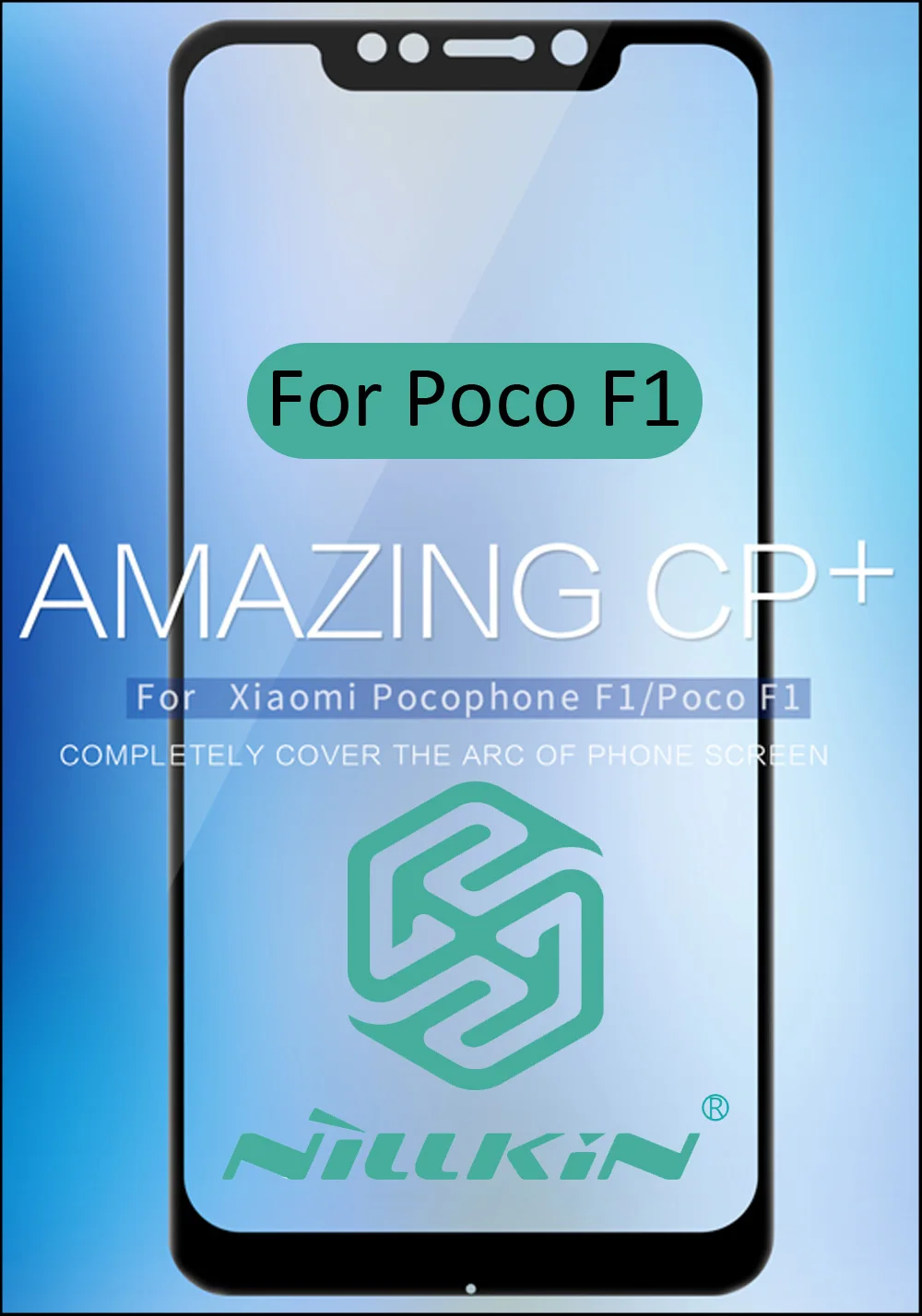 Nillkin CP + закаленное стекло для Xiaomi Pocophone F1 Poco полное покрытие экрана Защитная