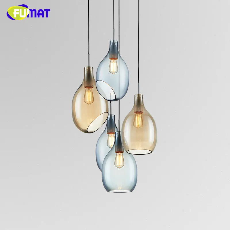 Fumat Simple Modern Nordic Glass Hanging Light Designer