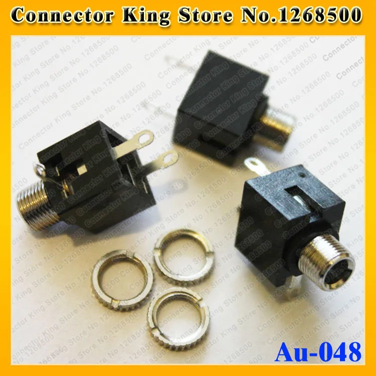 ChengHaoRan Mono Stereo 3.5mm Miniature Jack Sockets Audio Panel Mount