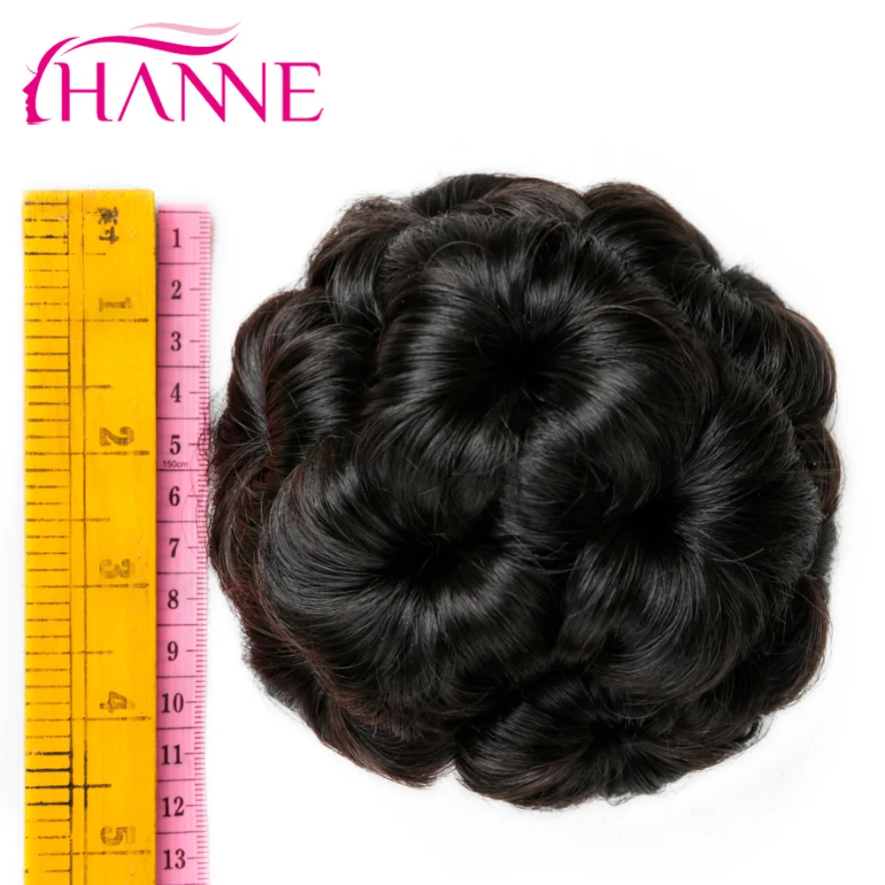 Hanne Chignon Ponytail Bun Donut Trees Clip In Women'S Hairpiece Hair Extensions Black/Brown Synthetic High Temperature Fiber 3 Hanne Chignon Ponytail Bun Donut Trees Clip In Women'S Hairpiece Hair Extensions Black/Brown Synthetic High Temperature Fiber