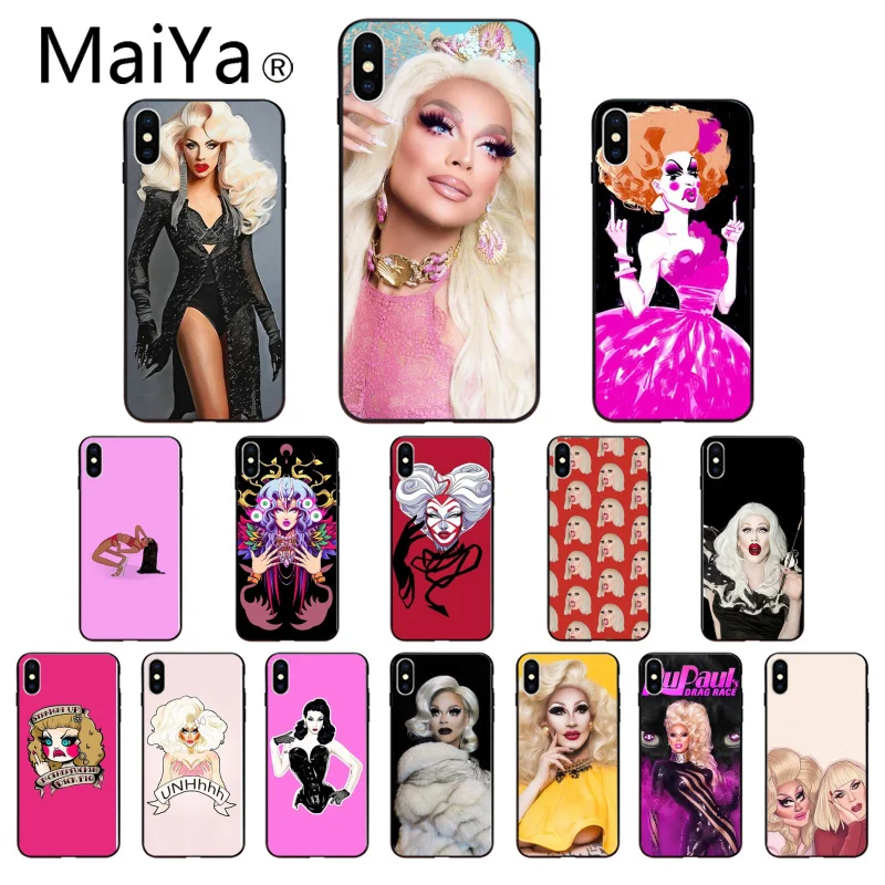 

MaiYaCa RuPaul's Drag Race TPU Soft Silicone Phone Case for Apple iPhone 8 7 6 6S Plus X XS MAX 5 5S SE XR Cellphones