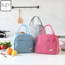 XZP Oxford Waterproof Cooler Bag Insulated Thermal Portable School Food Lunch Box Bag Cold Storage Bag Tote Ice Food Thermal Bag oxford thermal lunch bag insulated cooler storage women kids food bento bag portable leisure accessories supply product stuff