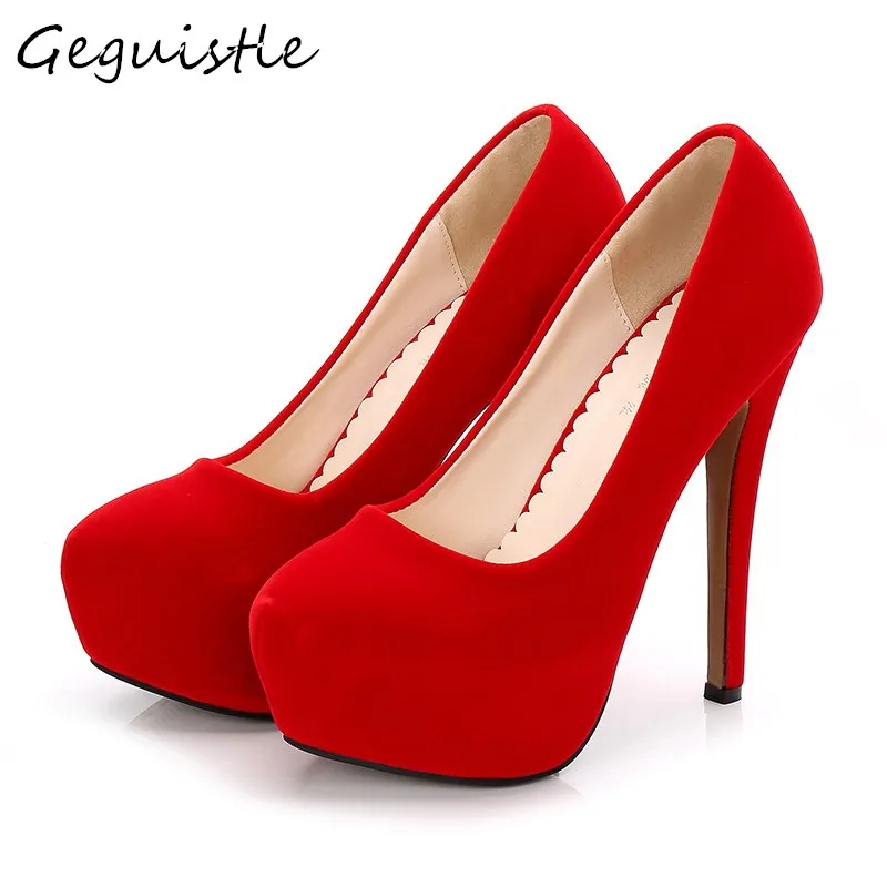 14 CM Super High Heel Shoes Women Fashion Peep Toe Thin Heel Sexy Single Shoes Elegant Large Size Pumps For EUR Size 35-46 14 CM Super High Heel Shoes Women Fashion Peep Toe Thin Heel Sexy Single Shoes Elegant Large Size Pumps For EUR Size 35-46