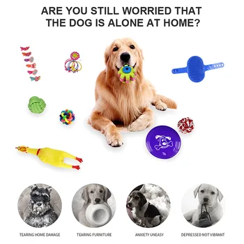 

18pcs Dog Toy Interactive Rubber Balls Pet Dog Cat Puppy Clean Teeth Ball Dog Chew Sound Toys Tooth Cleaning Balls Toys For Dogs