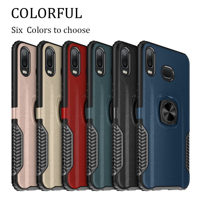 For Samsung A6S Armor Case for Galaxy A60 A80 A70 A50 A40 A30 A20 A10 M10 M20 M30 M40 J7 NEO Rugged Hybrid Car Holder Back Case