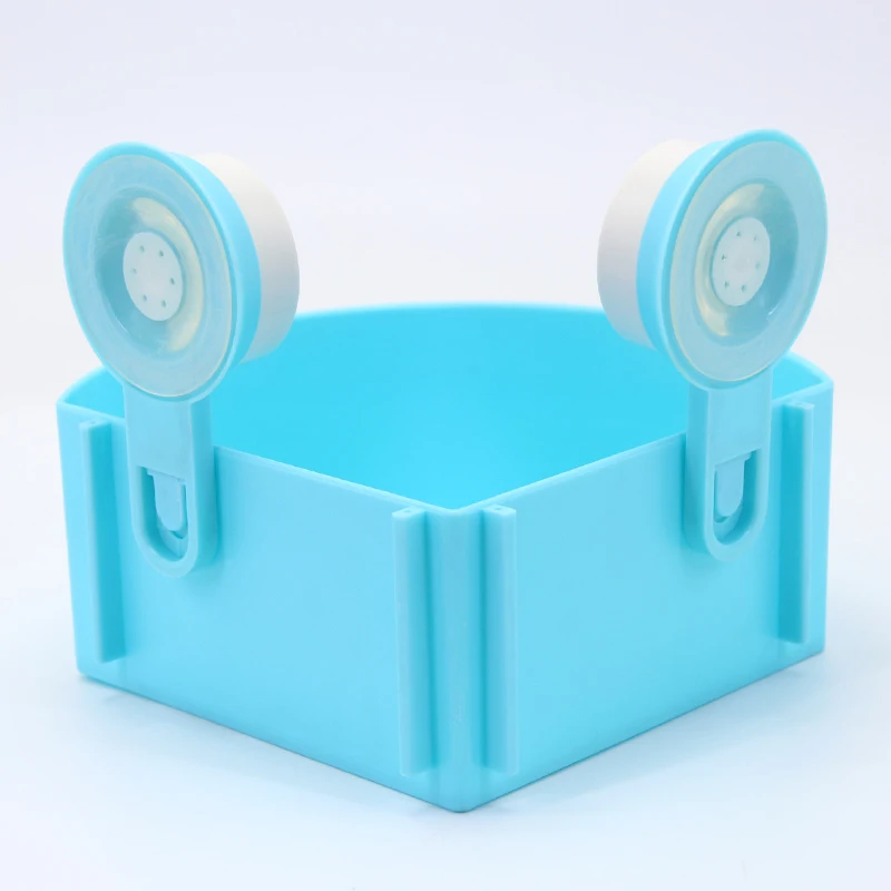 DINIWELL البلاستيك شفط الجوف جدار شنقا الزاوية الحمام التخزين المنظم رفوف فرشاة الأسنان والكأس حامل