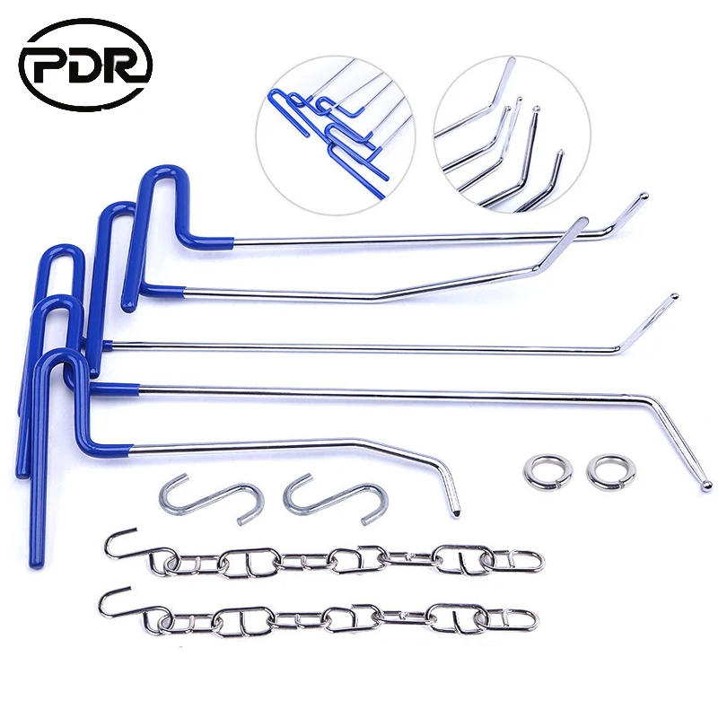 Инструменты PDR, крючки, толкатели, удаление вмятин, безболезненный комплект для ремонта вмятин, дверных вмятин, инструмент для ремонта, для удаления вмятин, набор ручных инструментов DIY