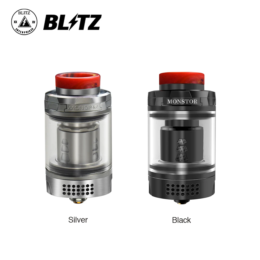 

Brand New Blitz Monstor Subohm Tank 4.5ml Capacity with Freemax Fireluke Pro & Mesh Pro coils E-cigarette Vape vs Drop Dead RDA