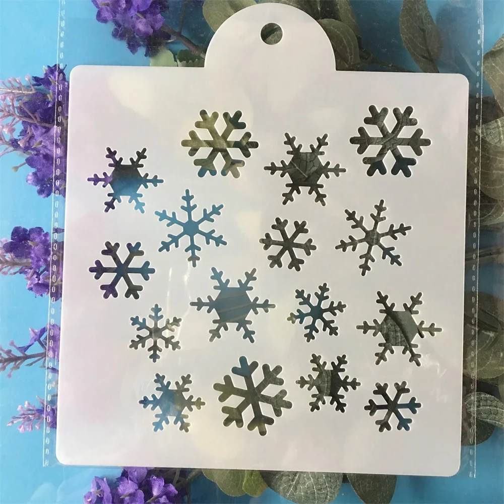 

15cm Snowflake DIY Layering Stencils Painting Scrapbook Coloring Embossing Album Decorative Template