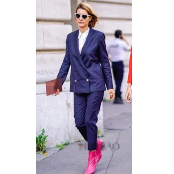 

womens formal wear pantsuit Pant Suits Formal Office Lady Business Suits Work Wear Sets Pantsuits for Women Uniform Jacket+Pants