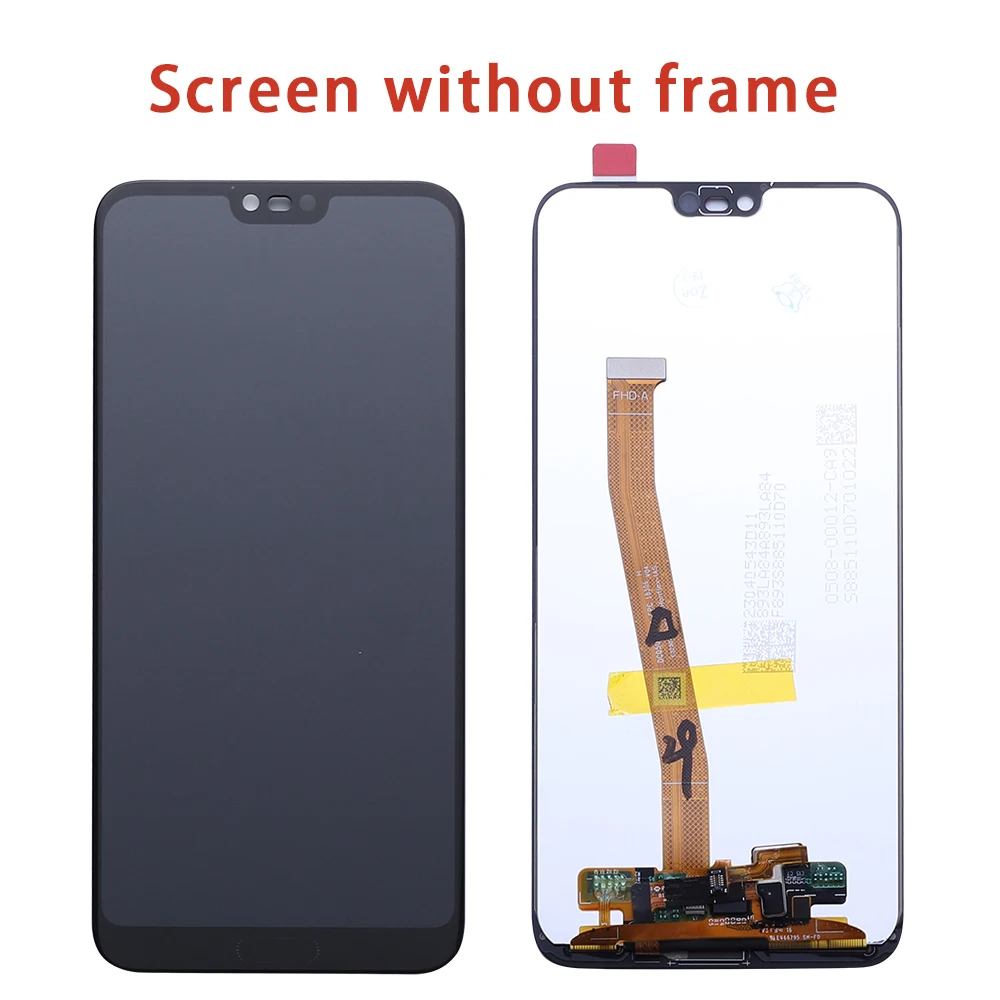 

Original Screen For Huawei Honor 10 LCD Display Touch Screen With Frame COL L29 For Huawei Honor 10 LCD Screen With FingerPrint