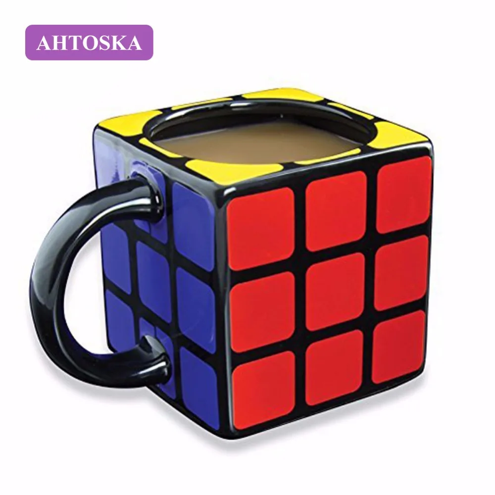 

AHTOSKA 3D Mug 10oz Ceramic Funny Mug For Water Coffee Tea And Milk