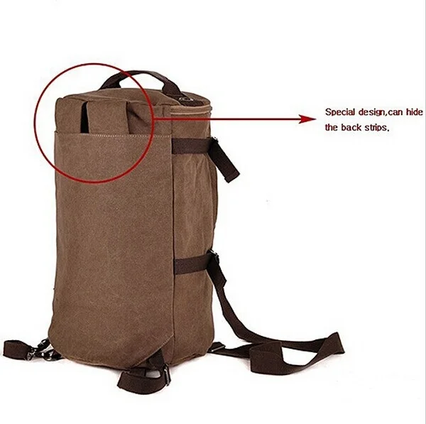 Men's Casual Vintage Canvas Backpack Rucksack school Satchel bag Back Pack XK03