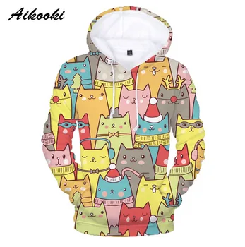 

2019 Fashion print 3D Hoodies Sweatshirt Men/Woomen Cute Long Sleeve Hoodie Sweatshirt Couple Leisure Print Harajuku Tops