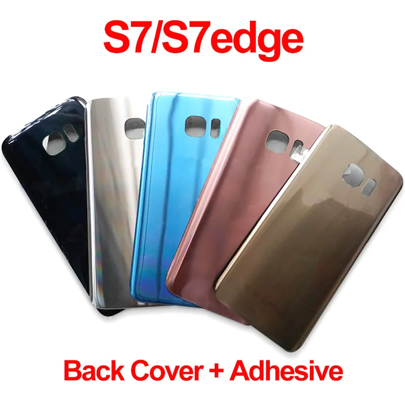 

For SAMSUNG Galaxy S7 edge G930A G930F G935F G935A Back Battery Cover Door Rear Glass Housing Case Replace Battery Cover