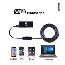 8mm Wifi Endoscope Soft Cable Mini Smartphone Camera Android HD 720P Surveillance Tube Pipe Iphone Endoscope