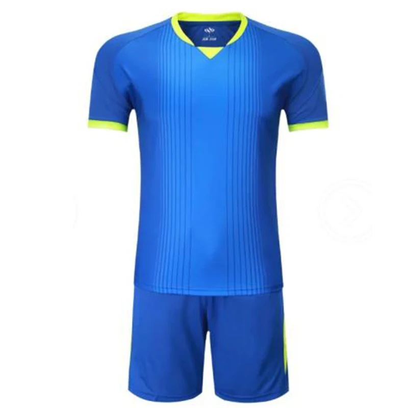 2017 summer new arrival quick dry men soccer jerseys sets stripe