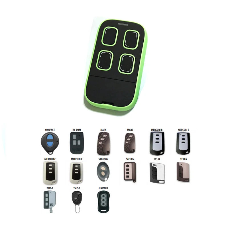 

Replace AERF rolling code and fixed code remote control transmitter multi frequency 280mhz to 868mhz