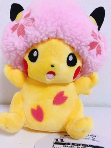 sakura afro pikachu plush