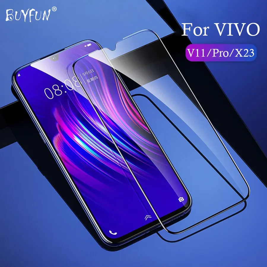 Закаленное стекло 9D для VIVO V11 Pro Защита экрана Vivo X23 V11i Защитное ViVo V 11 X 23 V11Pro