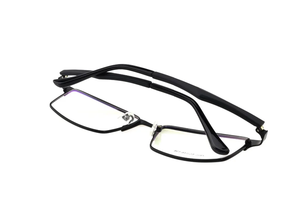 Мужские очки Gafas оправа из сплава полная оптические изготовленные на заказ для