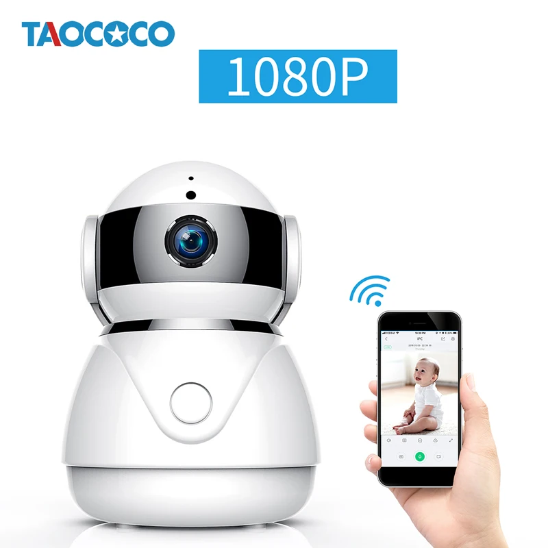 

TAOCOCO HD WiFi Camera Baby Monitor 1080P Wireless IP Camera Motion Detection Camera Infrared Night Vision Surveillance Camera