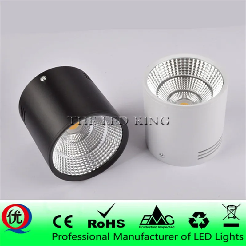 LED COB Surface Mounted Downlight 5W 7W 9W 12W 15W 21W Round Lamp 220V 110V Led Bulb Bedroom Kitchen Indoor Spot Lighting | Лампы и