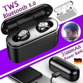 

Wireless Headphones TWS Mini True bluetooth 5.0 Stereo Earphones In-Ear Headset