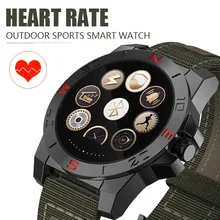 N10B Smart Uhr Outdoor Sport Smartwatch mit Pulsmesser und Kompass Wasserdichte Bluetooth Wach für IOS und Android