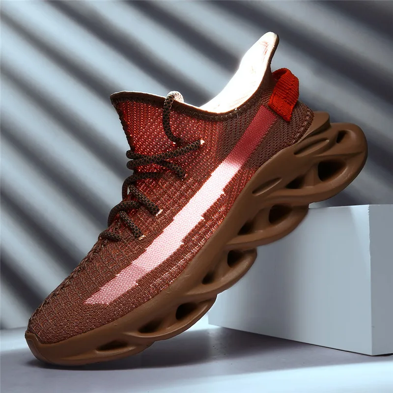 

Men Casual Shoes Lighted Fashionable Breathable Male Shoes Big Size Unisex Couple Footwear Lace Up Outdoor Sneakers Men