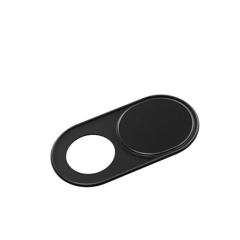 Wrumava Портативный веб-Камера чехол раздвижной 1/3/6 шт 0,029 дюйма Ультратонкий Металл затвора для MacBook iMac Pro PC iPad - Цвет: Black 1PCS