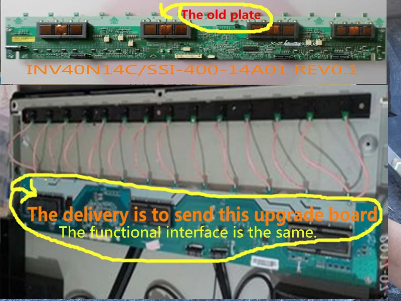 

1 pcs LT40720F INV40N14A/INV40N14B/INV40N14C/SSI-400-14A01 REV0.1