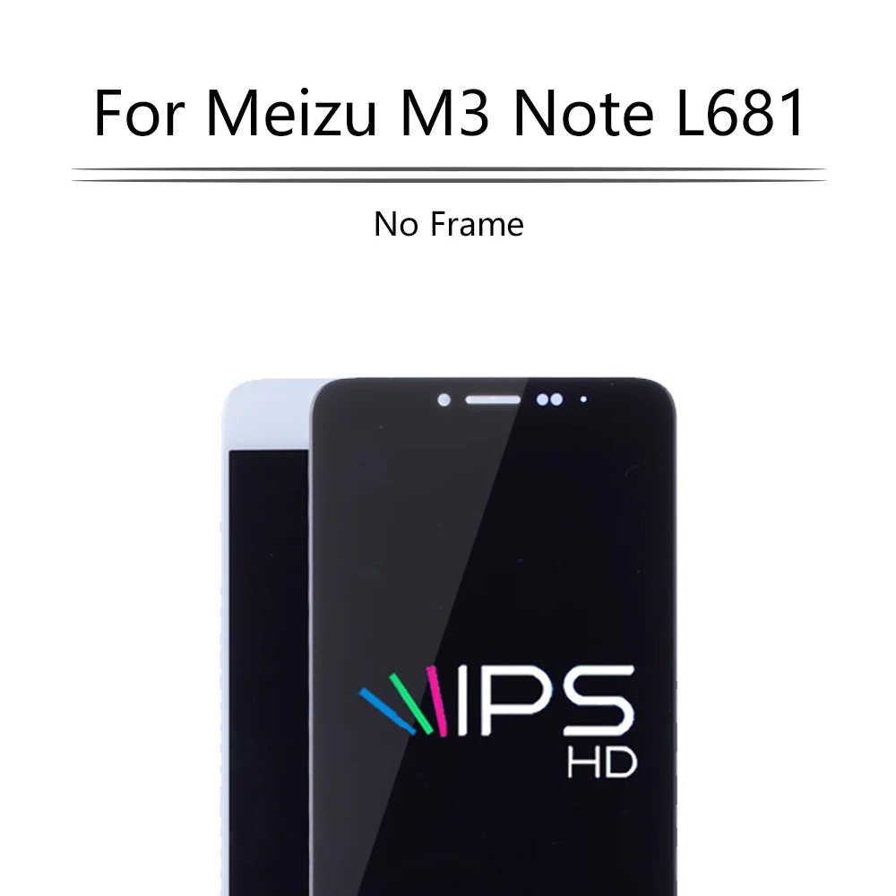 5 &quotдля MEIZU M3 Note L681H M681H ЖК дисплей с сенсорным экраном рамкой дигитайзер для 3