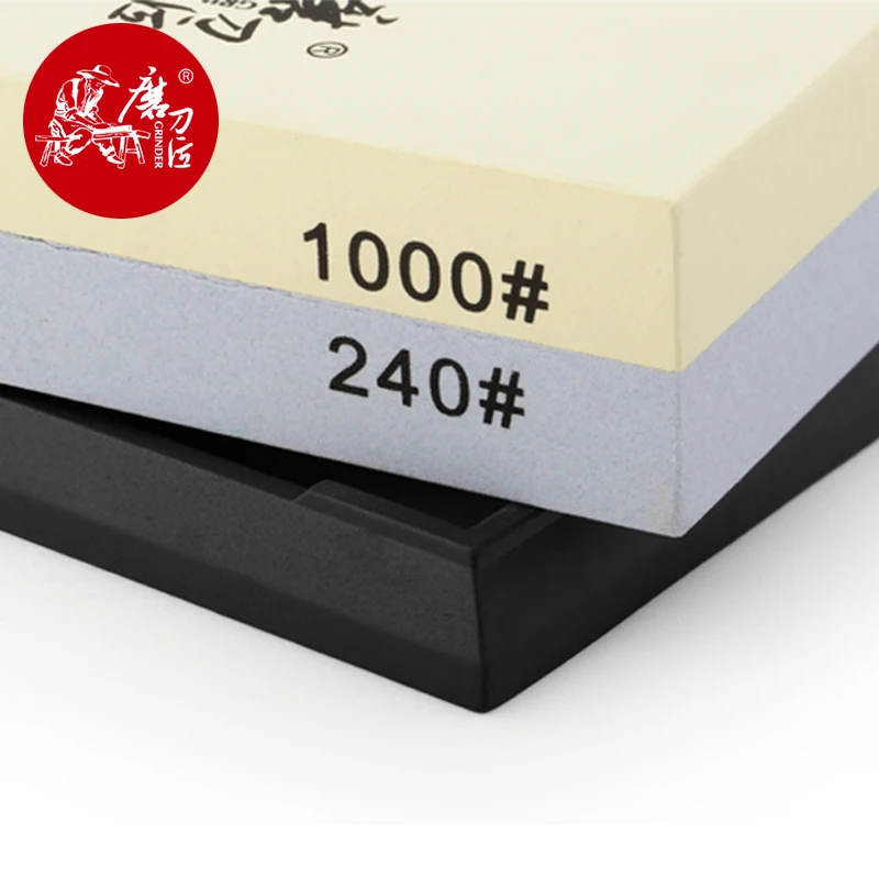 

Taidea T6124W doubleside Sharpening Stone (240# / 1000#) whetstone Sharpening corundum whetstone sharpener system