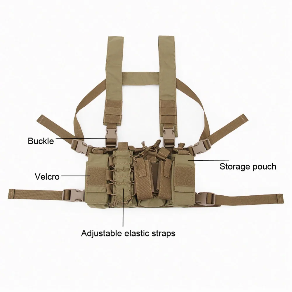 Тактический жилет, легкая нагрудная установка, военный жилет-переноска, Мультикам, система Molle, строп, страйкбол, боевой жгут