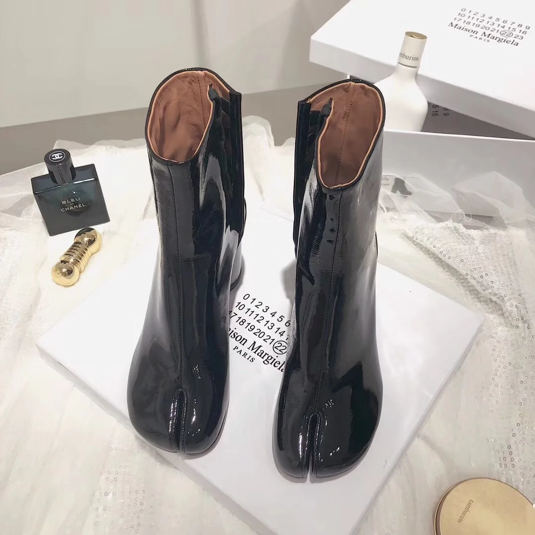 2 Véritable Femmes Automne Mode Chaussures À Zipper F18 Ol Cuir 3 4 De En Talons Cheville Orteil Style Européenne 5 Bottes 1 Hauts Fendu 6RrSYrdwq
