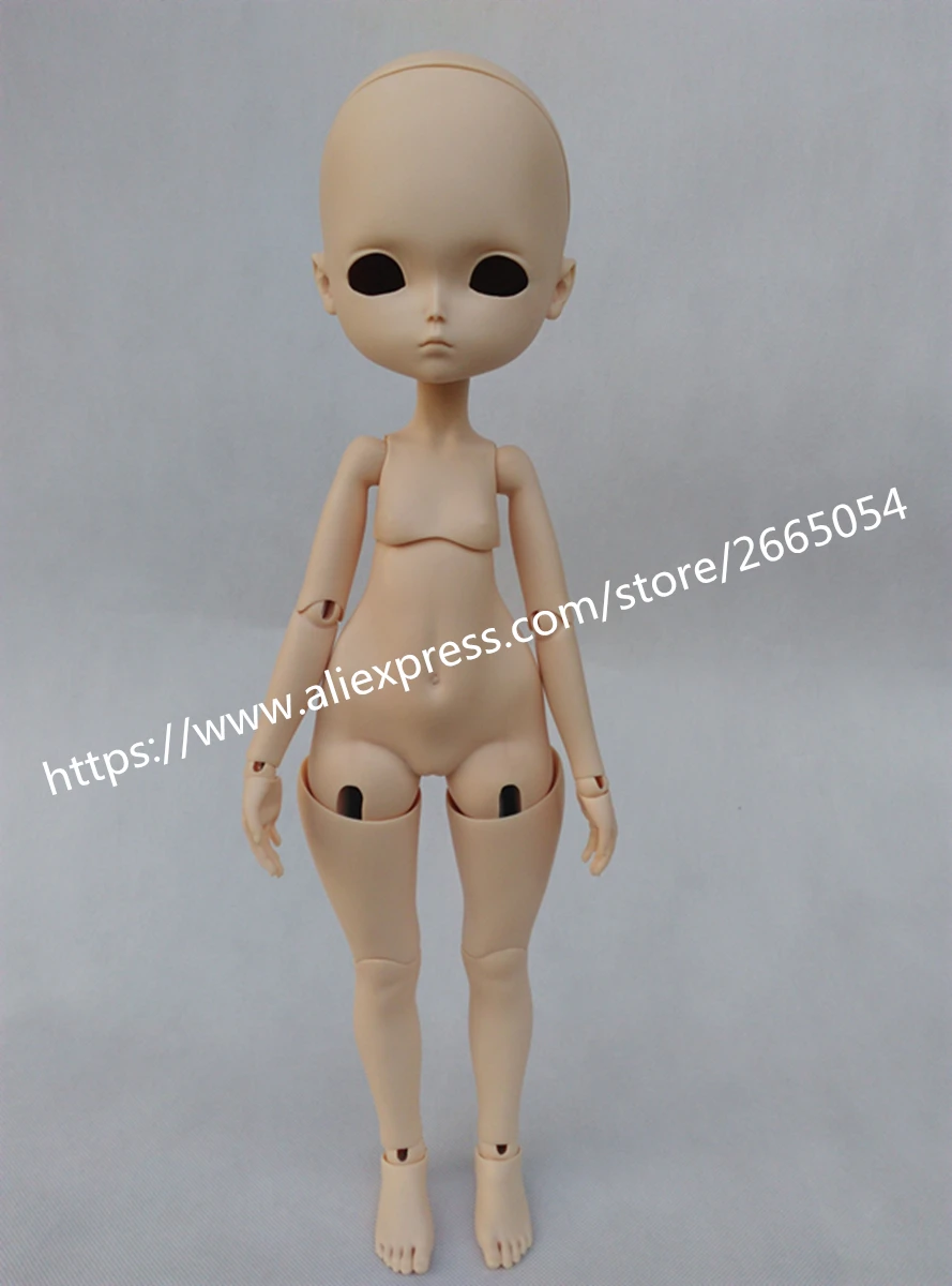 AQK(AQK) Хлоя BJD новорожденная Кукла Смола мультфильм 1/4 модель тела бесплатные глаза