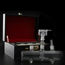 MP5 стеклянный кальян с дорожная кожаная сумка кальян чемодан для лавоо курения chicha адаптер для кальяна вкус чаша держатель для угля