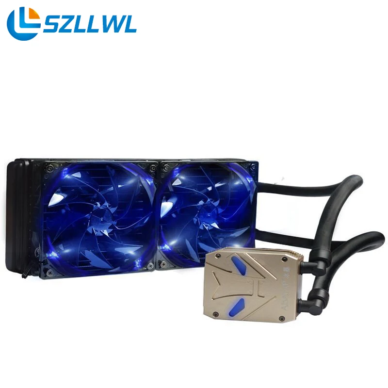 

CPU cooler water cooling radiator TDP 320W cooler with 2 piece PWM 120mm cooling fan for computer