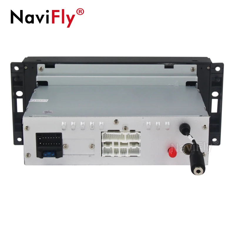Top NaviFly Android 8.1 car dvd player Car Multimedia Player GPS for jeep Wrangler Compass 2010-2015 Chrysler wifi BT car radio 5