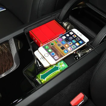 

Interior Center Armrest Arm Rest Organizer Box 1PCS For Volvo XC90 2015-2018