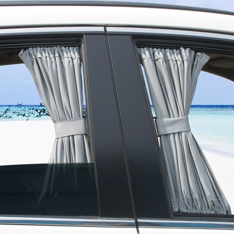 Оконная шторка для автомобиля, боковое окно, солнцезащитные очки, УФ-защита, авто, заднее лобовое стекло, Солнцезащитный блок - Цвет: GY-L