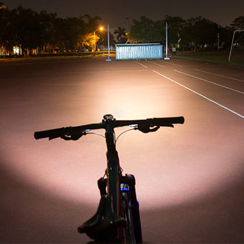 Flash Deal PROMEND Bicycle Light 2000 Lumens T6 LED Waterproof Rechargeable Bicycle Front Light Lamp Torch IPX6 Wide Floodlight Bike Light 4
