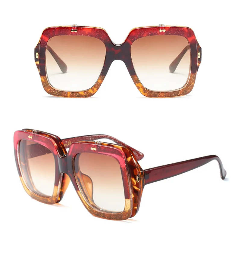 2018 Oversized Square Women Sunglasses(20)